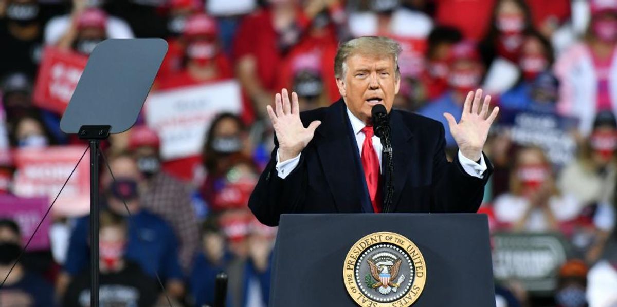 Trump Says He Is 'Counting on the Federal Court System' to Declare Winner on Election Night—Before Many Ballots Are Tallied