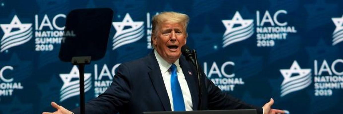 'Pushing Blatant Antisemitism': Trump Rebuked for 'Disturbing' Comments