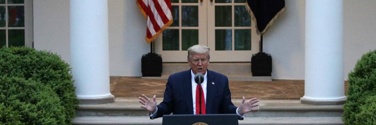 'Appalling Betrayal of Global Solidarity': Trump Condemned for Halting US Funding to World Health Organization Amid Pandemic