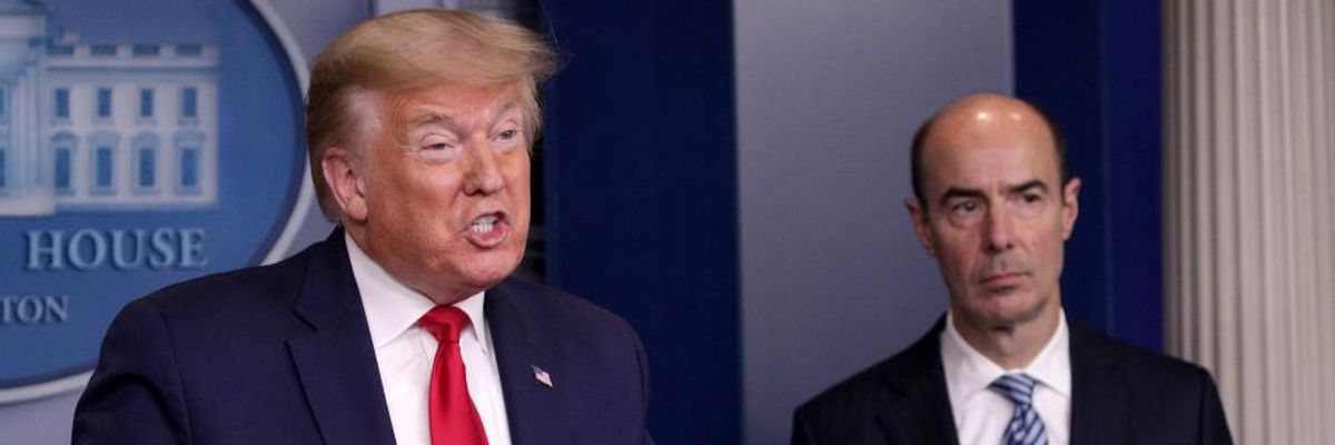 Trump Labor Secretary Condemned for 'Despicable' Efforts to Roll Back Unemployment Benefits, Paid Leave in Coronavirus Stimulus