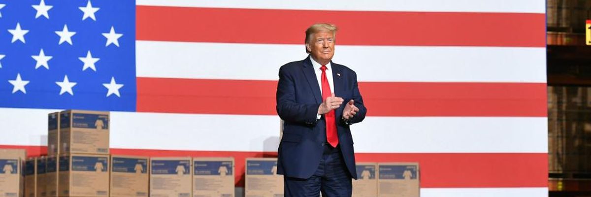 Healthcare Workers Appalled as Trump Says Nurses 'Running Into Death' to Treat Covid-19 Patients Is 'A Beautiful Thing to See'