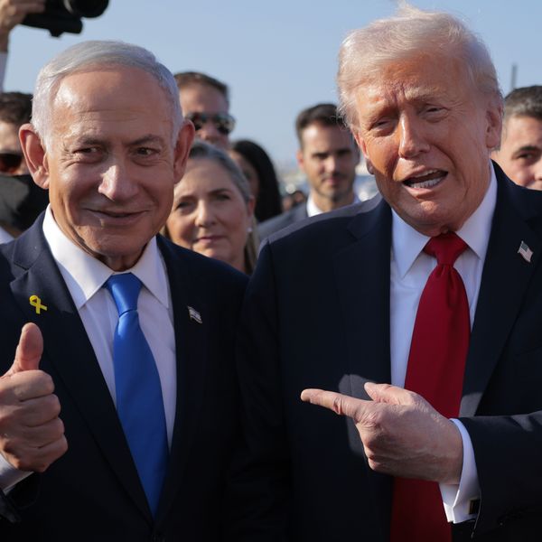 President Donald Trump speaks to Israeli Prime Minister Benjamin Netanyahu