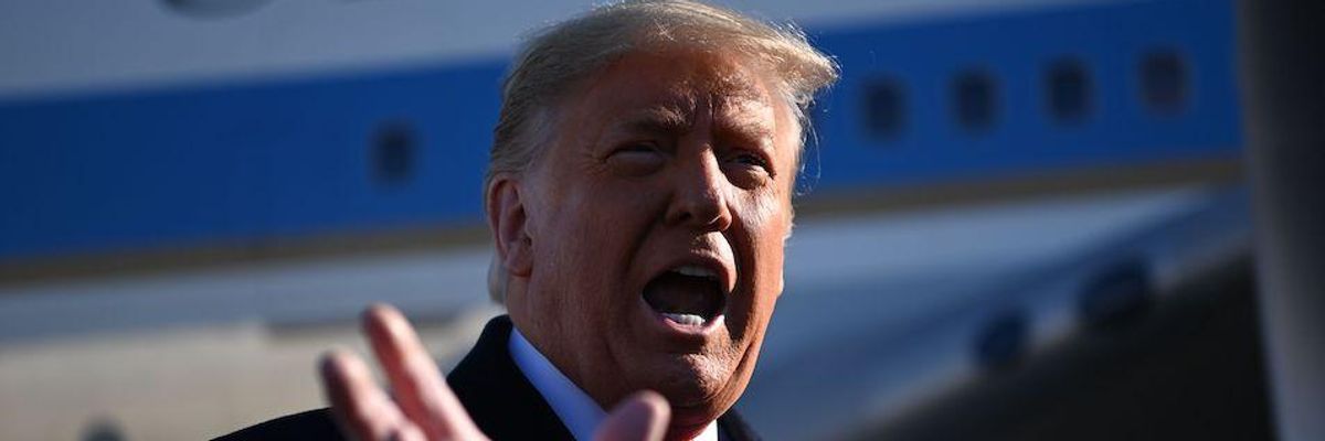 Lawmakers Warn 'Totally Appropriate' Comment Proves Trump Willing to Foment Violence Again