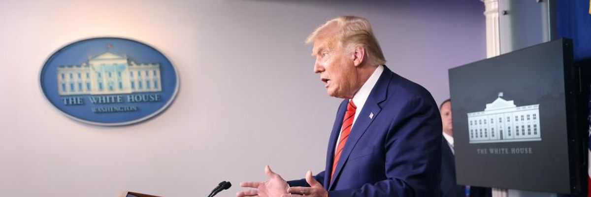 'Trump Doesn't Condemn It Because He Incites It': President Defends Right-Wing Vigilante Charged With Murder