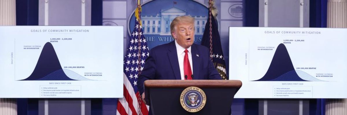'One of the Most Callous Sentiments Ever Uttered' by US President: Trump Falsely Says Covid Death Toll Not So Bad 'If You Take Blue States Out'