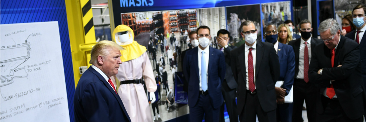 'This Is No Joke': Michigan AG Calls Trump 'A Petulant Child' for Refusing to Wear Mask During Ford Visit