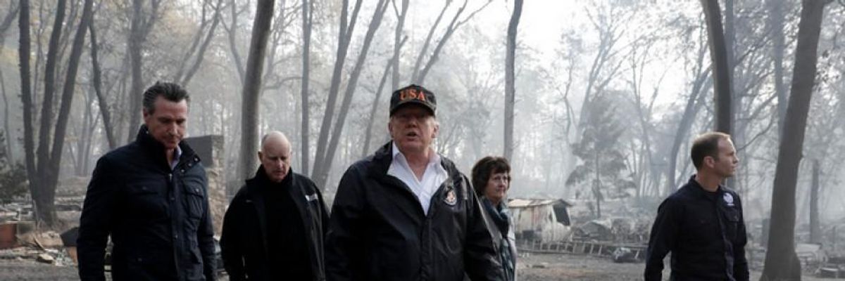 '5-Star Award for Idiocy' as Trump Threatens to Cut Off FEMA Funds to California in Wake of Deadliest-Ever Wildfire Season