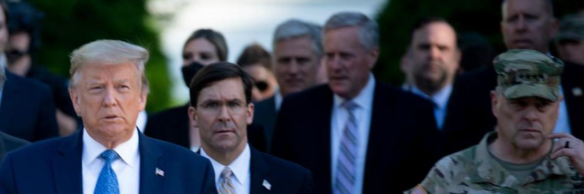 'This Isn't a Healthy Democracy': Warnings of Domestic Military Threat as Top US General Walks DC Streets in Combat Fatigues