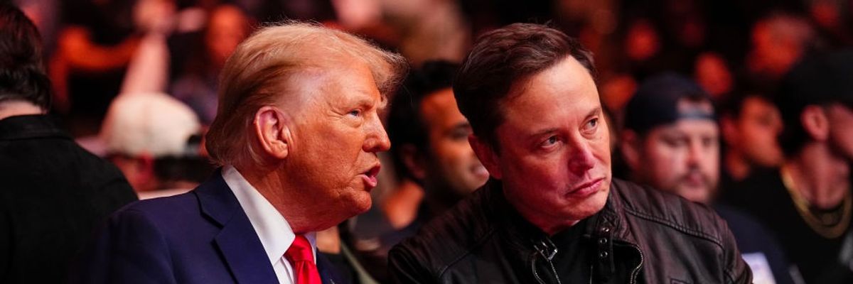 President-elect Donald Trump and Elon Musk