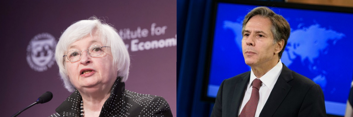 Biden Cabinet Picks Blinken and Yellen Each Made Over $1 Million From Corporate Clients and Speeches
