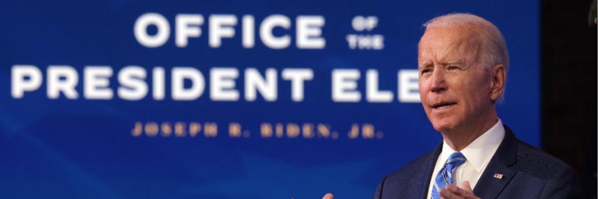 'Dangerous and Delusional': Biden Warned Against Compromising With Insurrectionist GOP on Covid Relief