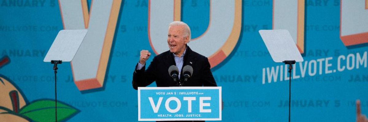After Biden Vowed '$2,000 Checks Will Go Out the Door' Ahead of Georgia Wins, Relief Plan Reportedly Includes Just $1,400