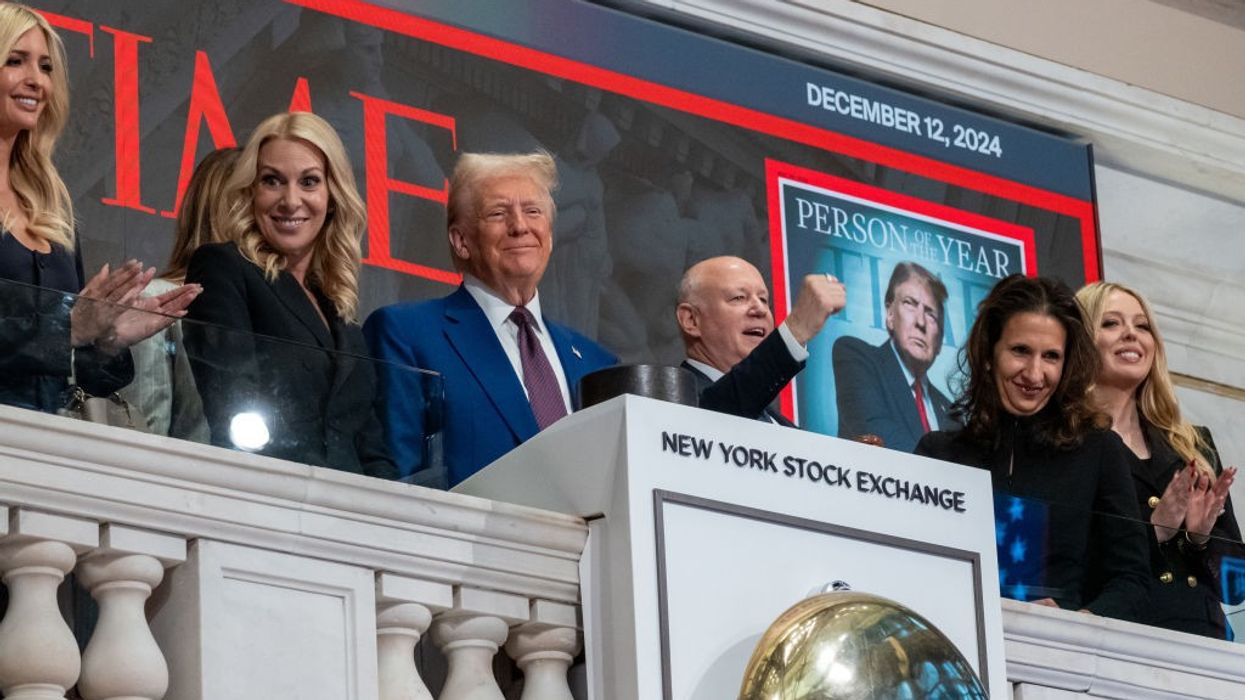 President-Elect Trump Rings The Opening Bell Of The New York Stock Exchange