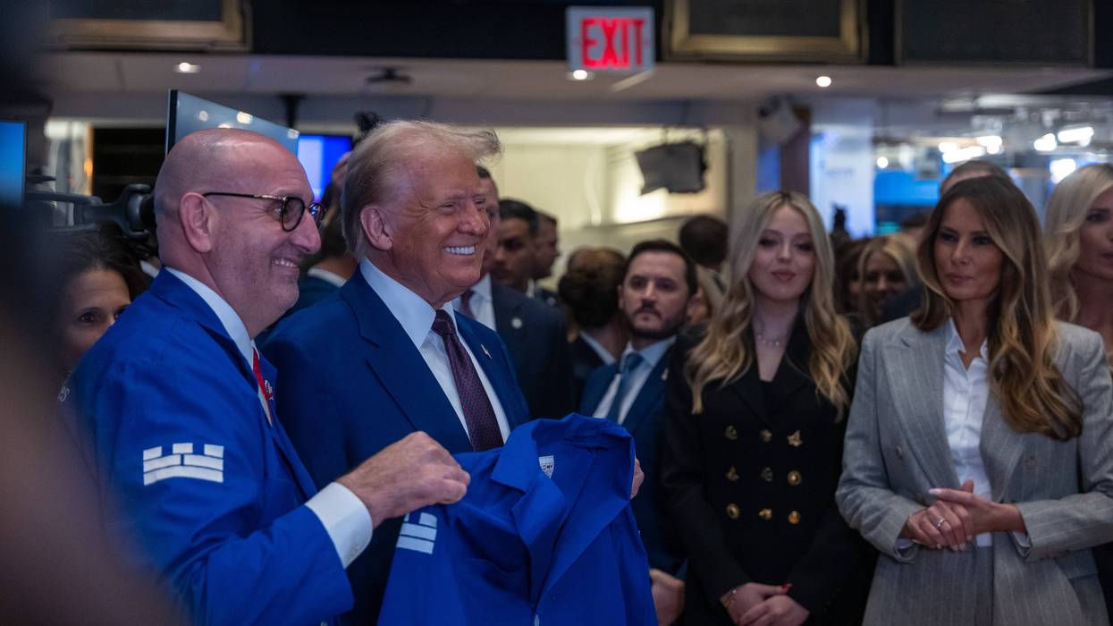 President-Elect Trump Rings The Opening Bell Of The New York Stock Exchange