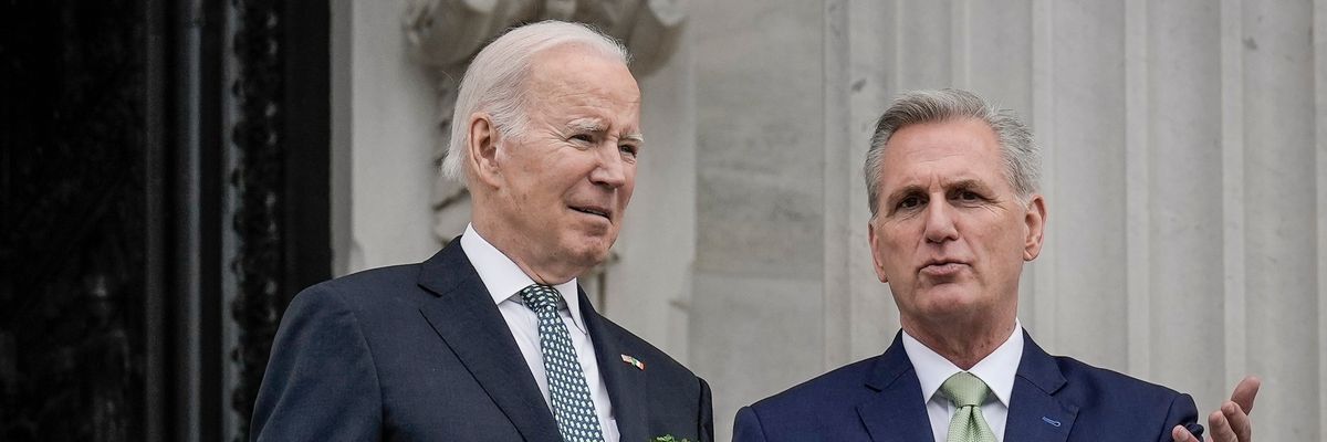 President Joe Biden and House Speaker Kevin McCarthy