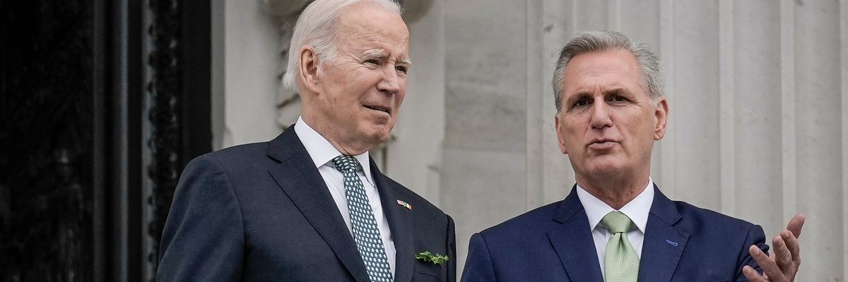 President Joe Biden and House Speaker Kevin McCarthy