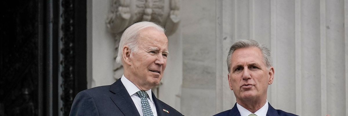 President Joe Biden and House Speaker Kevin McCarthy