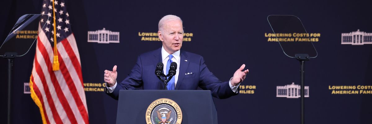 President Joe Biden speaks about prescription drug costs