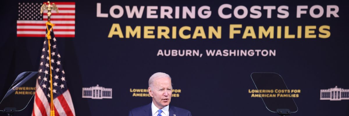 President Joe Biden speaks about prescription drug costs