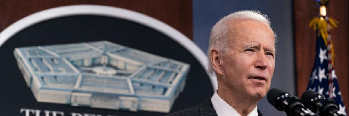 Congress Urged to Reject Biden's 'Unconscionable' $715 Billion Pentagon Budget