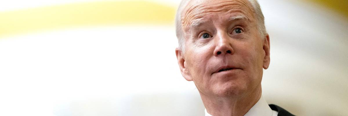 President Joe Biden speaks in the U.S. Capitol on March 2, 2023.
