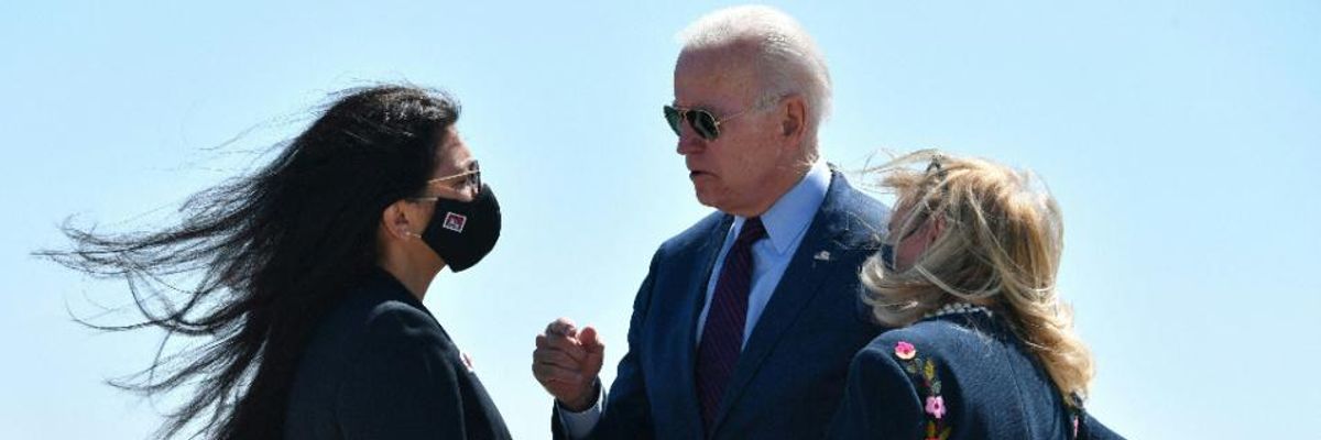 Tlaib Confronts Biden Over 'Unconditional Support' for Israel Amid Gaza Atrocities