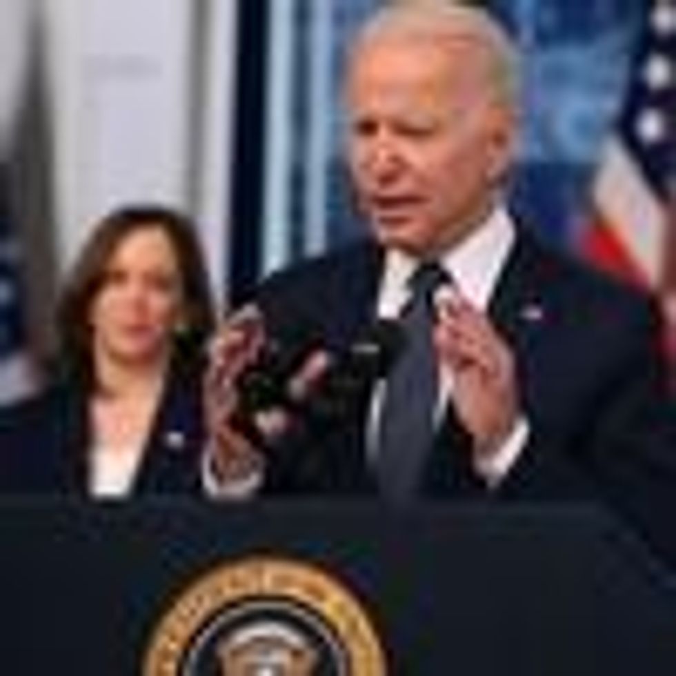 President Joe Biden speaks