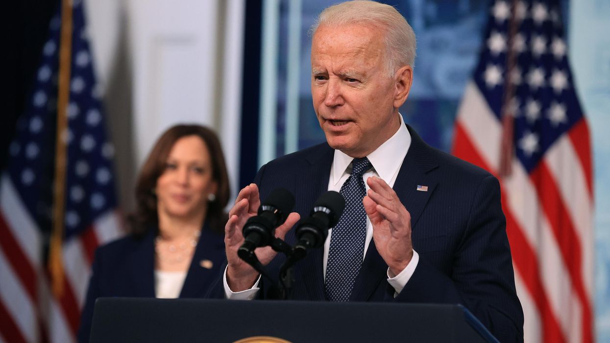 President Joe Biden speaks