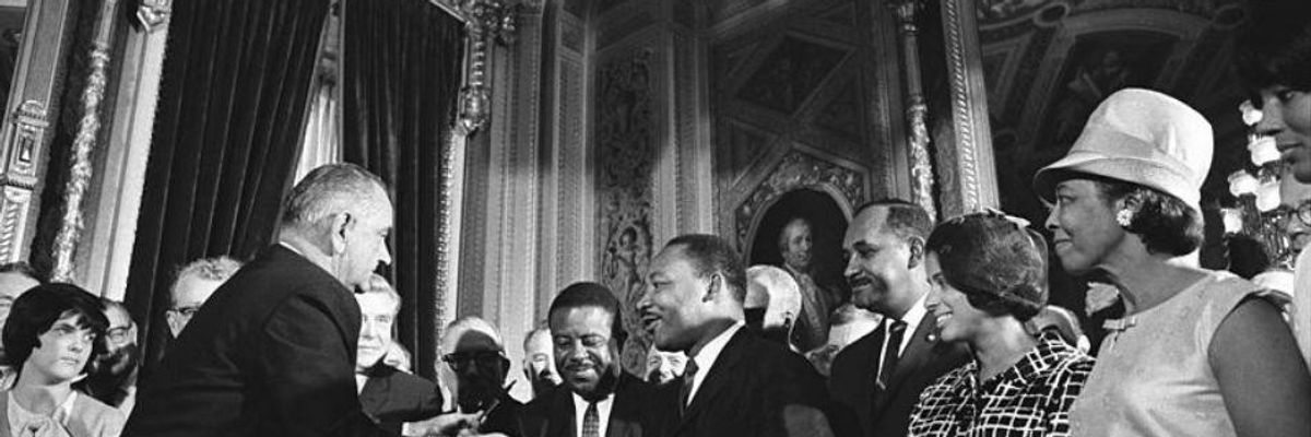 50 Years After Voting Rights Act, A New Fight for Democracy Demanded