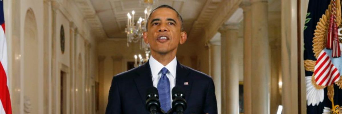 President Obama delivered his remarks live from the White House on Thursday, November 20.