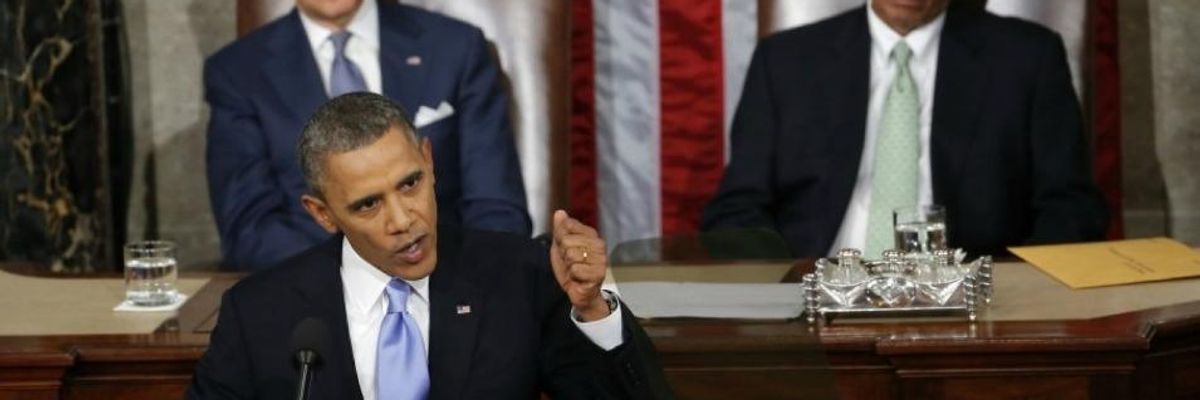 Just in Time For GOP-Controlled Congress, Obama Announces Tax on One-Percenters