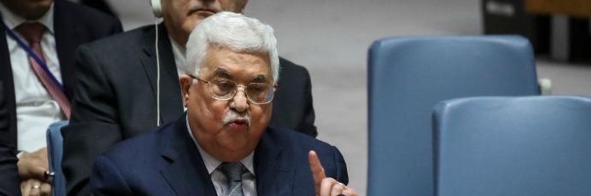 With Haley and Kushner Watching, Abbas Tears Into Trump's 'Unlawful' Jerusalem Move