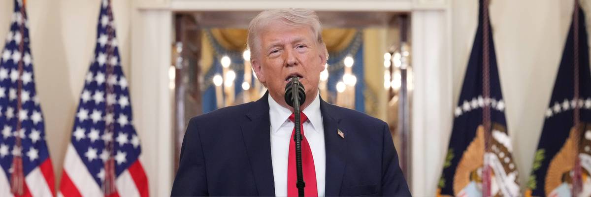 President Trump Addresses The Nation On The Conflict In Iran