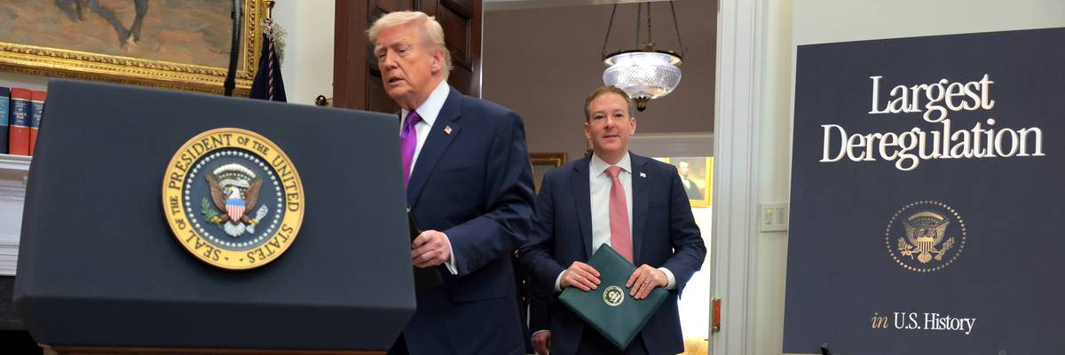 President Trump And EPA Administrator Zeldin Make An Announcement From The White House