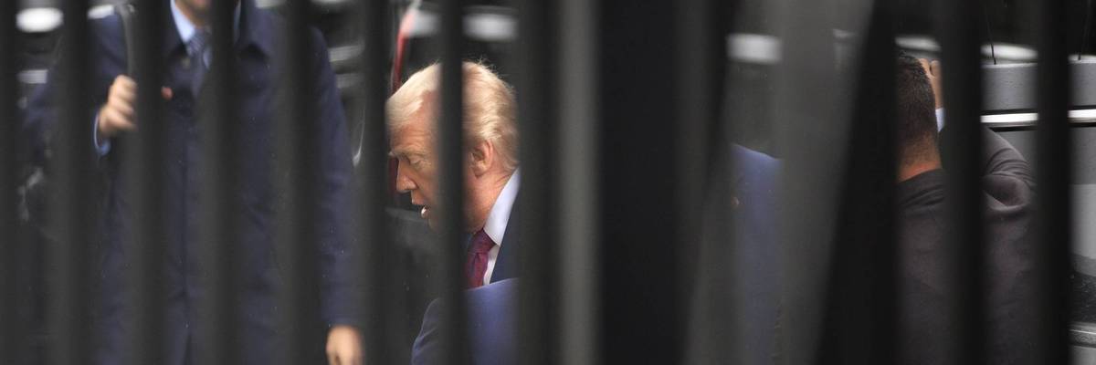 President Trump Arrives Back To White House After Presidential Physical At Walter Reed Medical Hospital