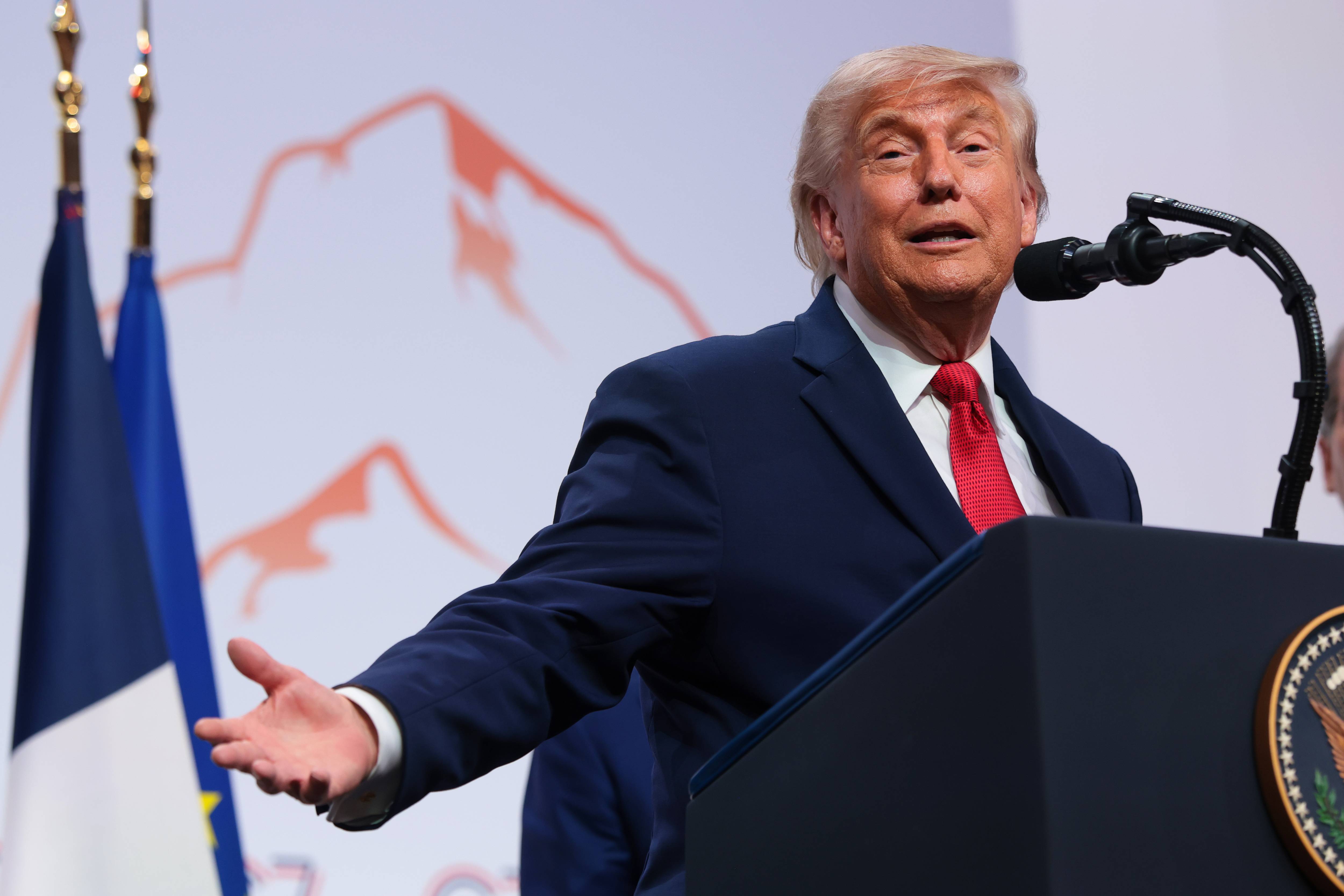 President Trump Attends G7 Summit In Evian, France