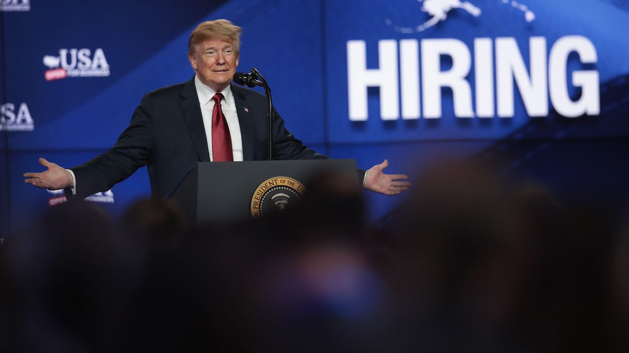 President Trump Attends Groundbreaking Of Foxconn Factory In Wisconsin