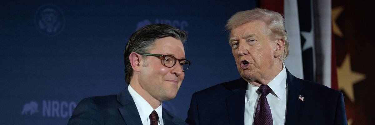 President Trump Attends NRCC Annual Fundraising Dinner At Union Station In Washington