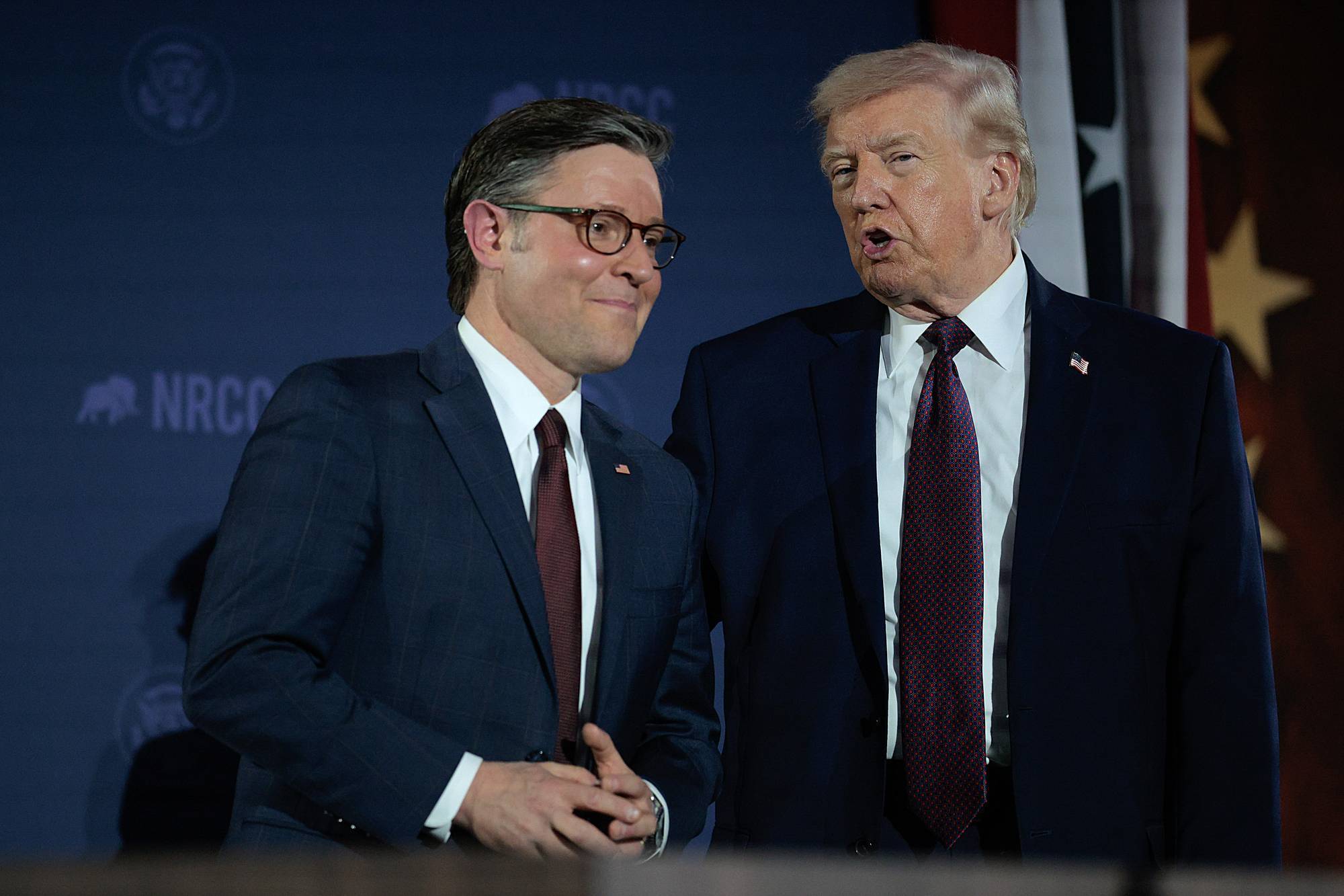 President Trump Attends NRCC Annual Fundraising Dinner At Union Station In Washington