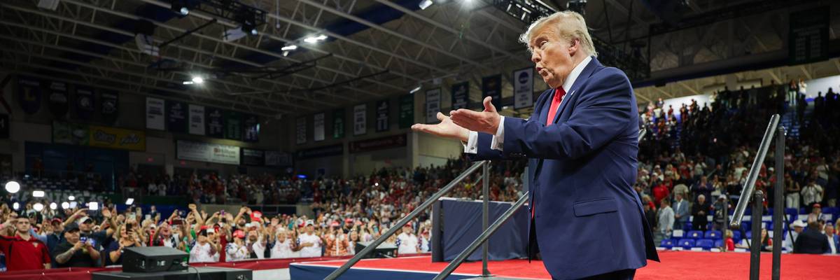 President Trump Campaigns In Florida For Republican Candidates