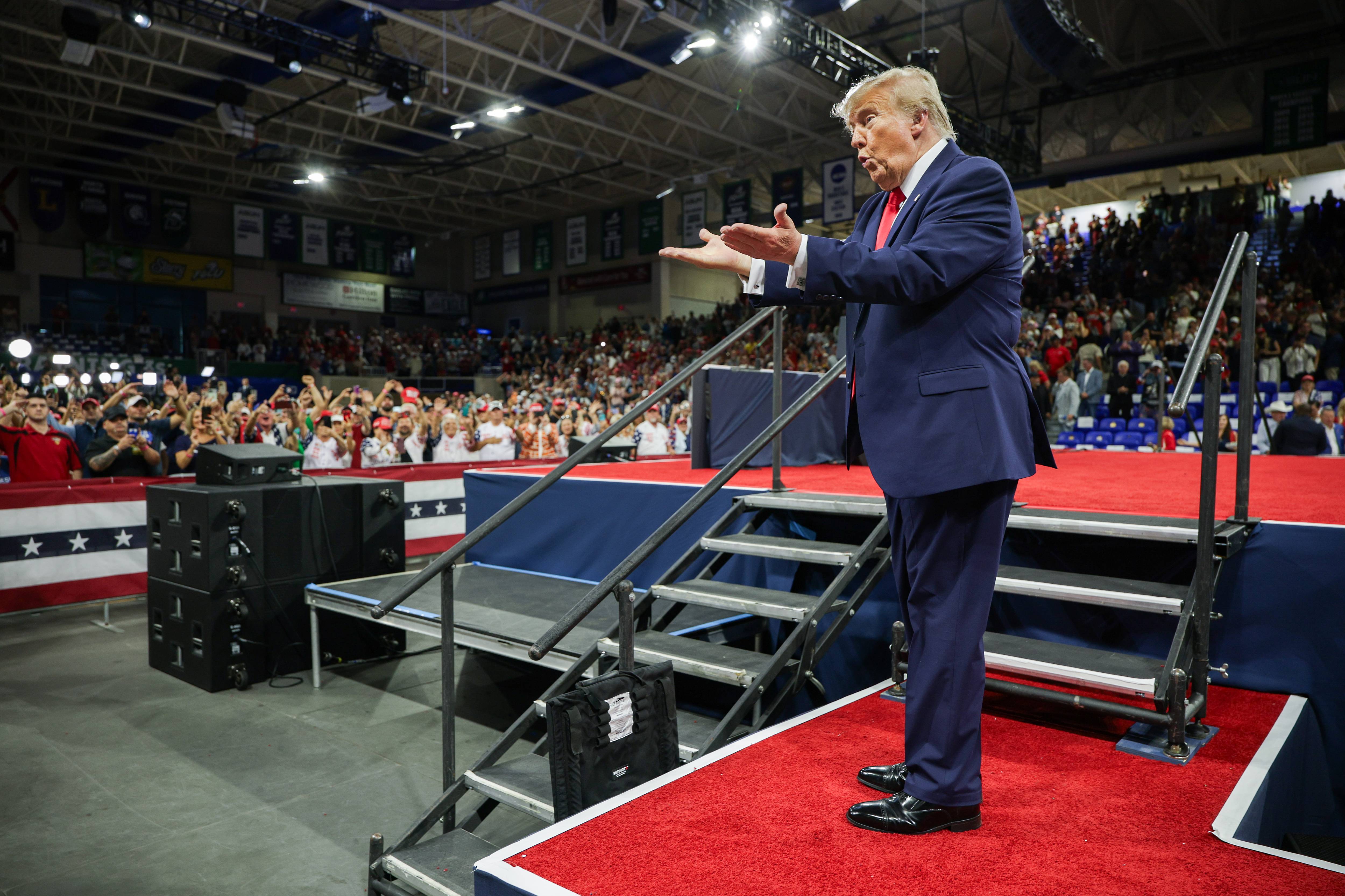 President Trump Campaigns In Florida For Republican Candidates