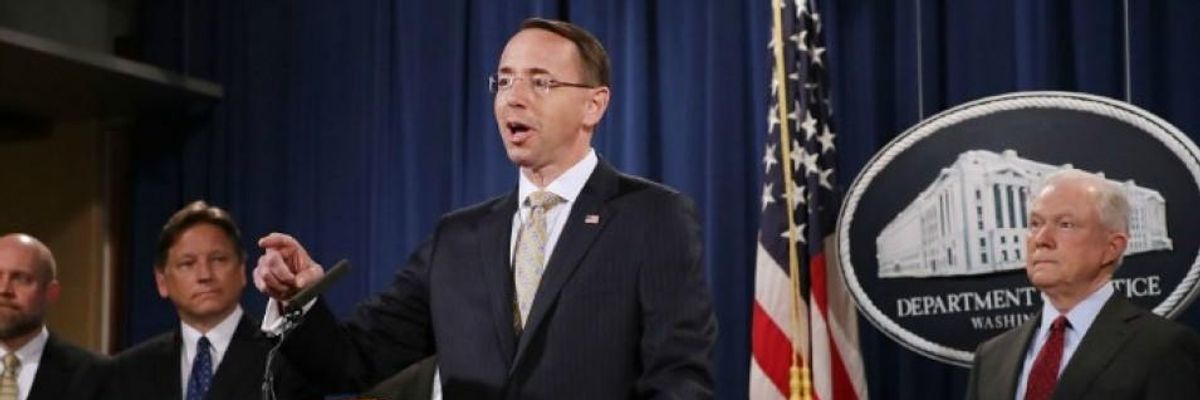 How Trump Hijacked the Government's Transparency Process in an Attempt to Trap Rod Rosenstein
