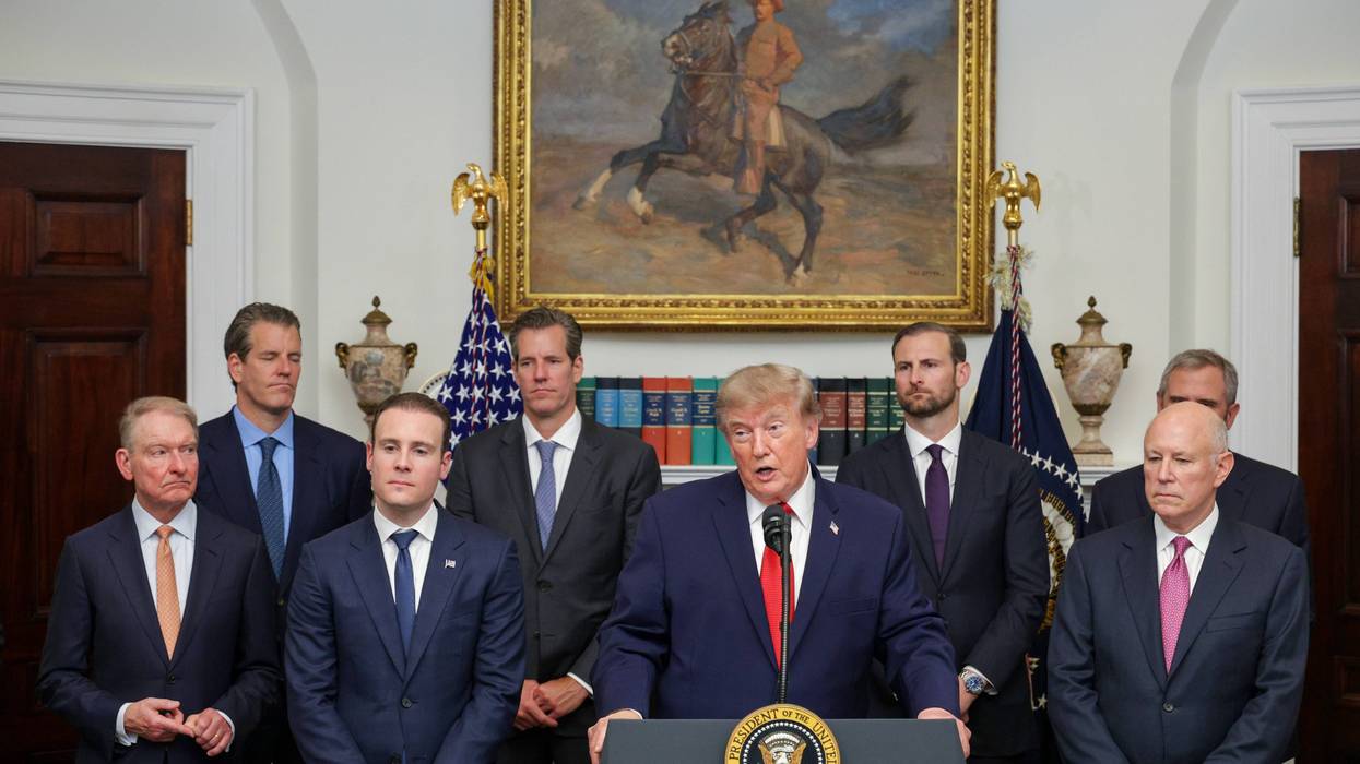President Trump Delivers Remarks With Cryptocurrency And Technology Leaders At The White House
