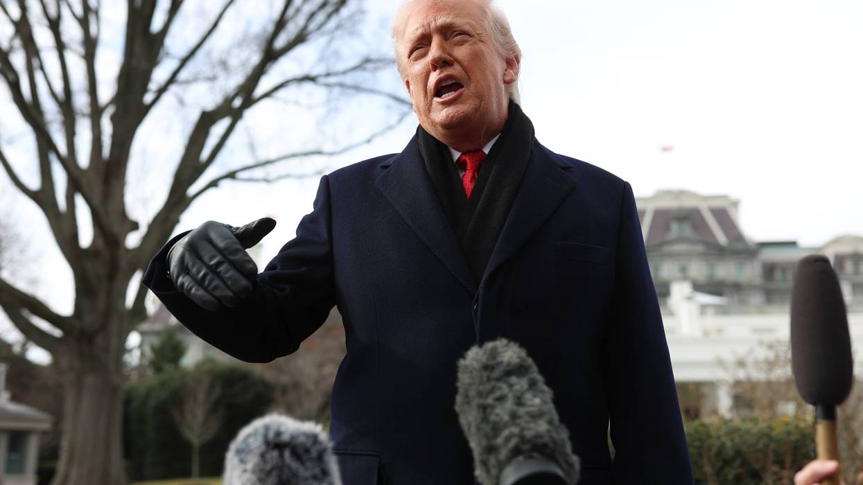 President Trump Departs White House En Route To Florida For The Weekend