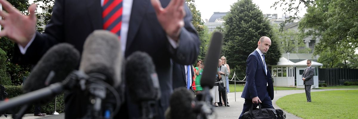 President Trump Departs White House For G7 Summit In Canada