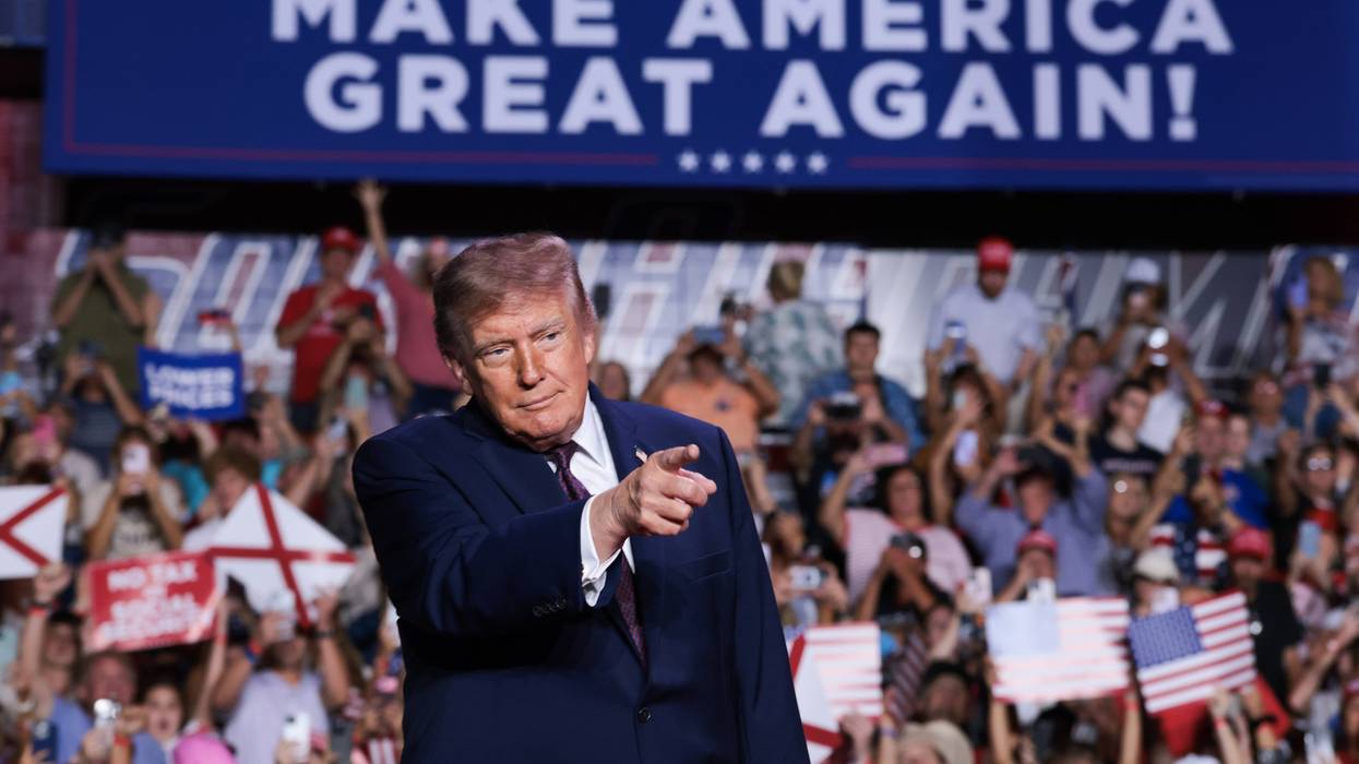 President Trump Holds A Midterm Rally In Mobile, Alabama