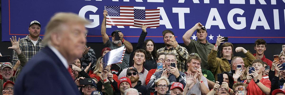 President Trump Holds Election Rally In Wasilla, Alaska