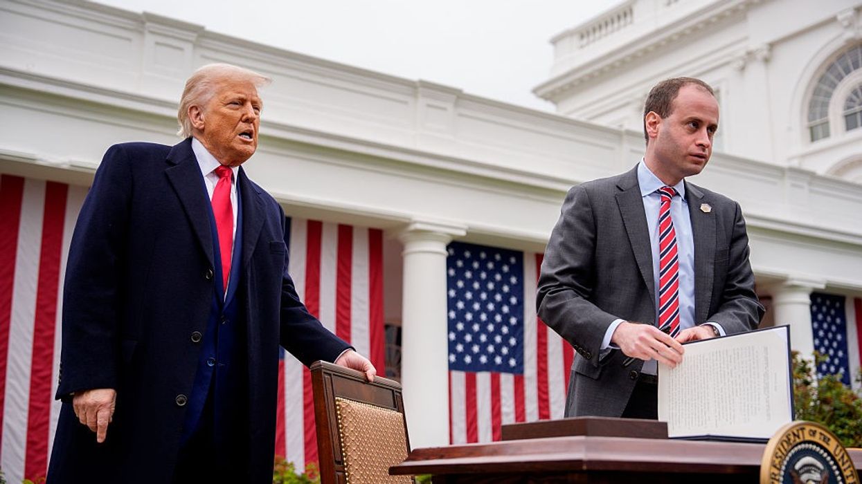 President Trump Holds "Make America Wealthy Again Event" In White House Rose Garden