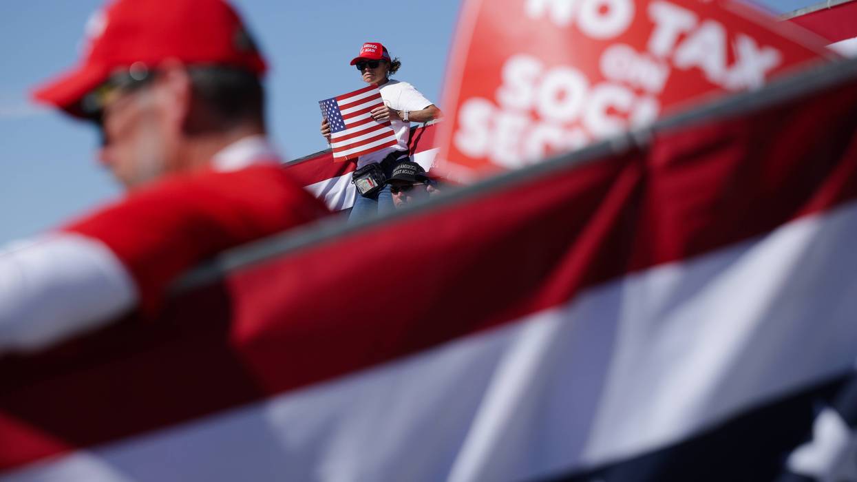 President Trump Holds Midterm Election Rally In Bullhead City, Arizona