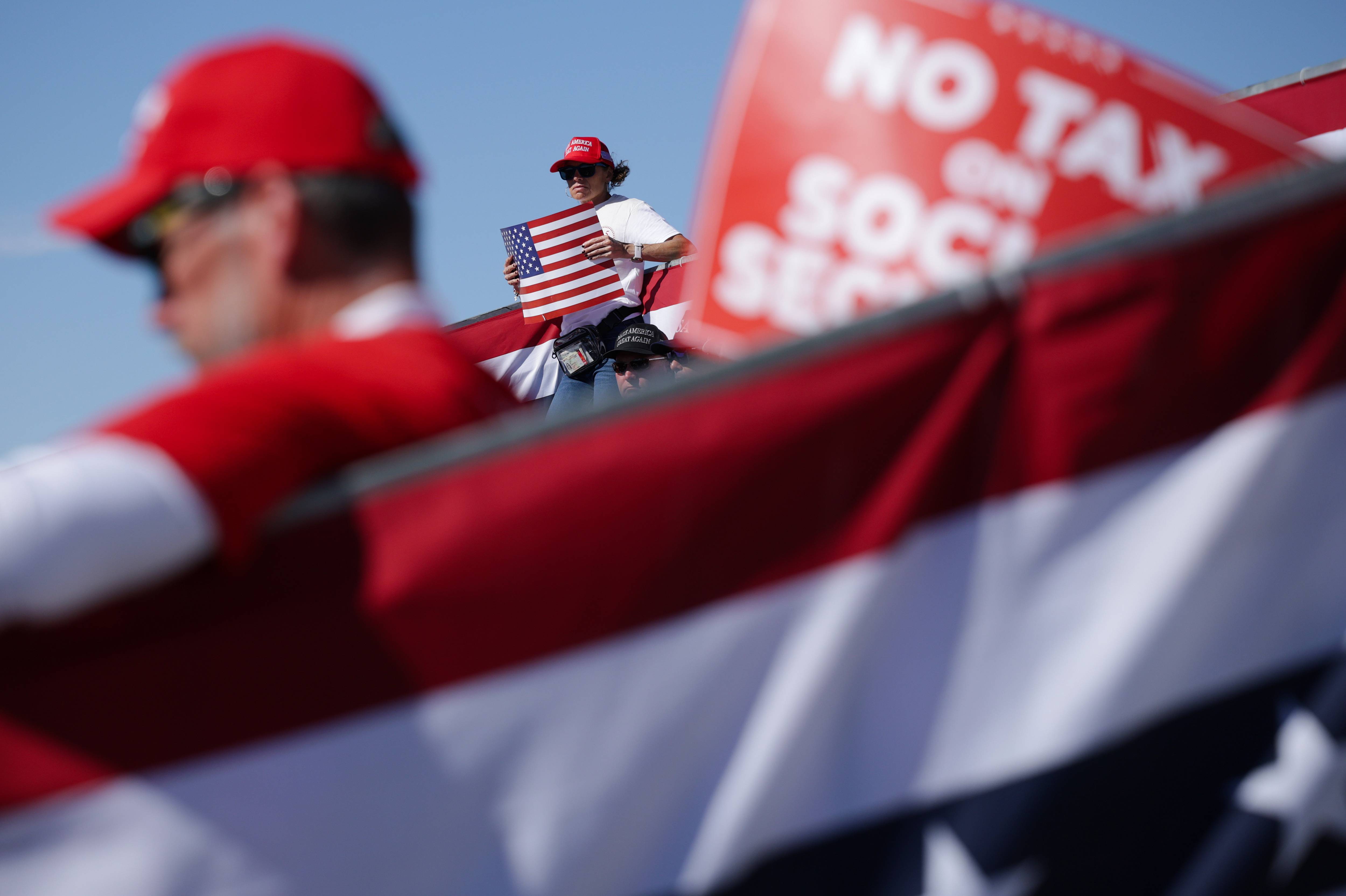 President Trump Holds Midterm Election Rally In Bullhead City, Arizona
